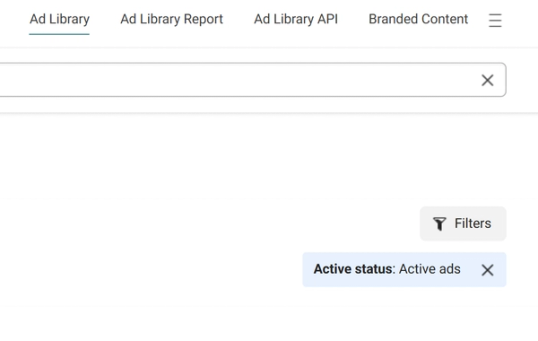 branded search meta ads lib